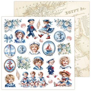 LemonCraft Paper Pad Sea Story 12x12 inch