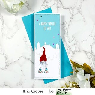 Picket Fence Studios Stansmal Santa's Snowy Hills