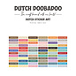 Dutch Doobadoo Sticker Art Mini Distress labels A5