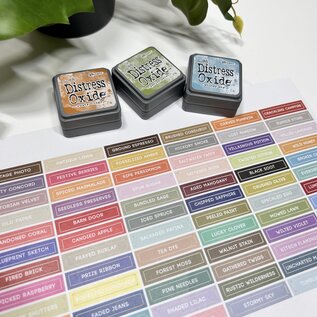 Dutch Doobadoo Sticker Art Mini Distress labels A5