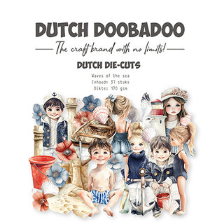 Dutch Doobadoo Collage Die-cuts Waves of the Sea