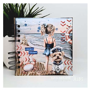Dutch Doobadoo Collage Die-cuts Waves of the Sea