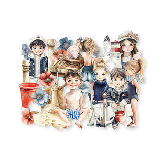 Dutch Doobadoo Collage Die-cuts Waves of the Sea