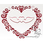 Joy!Crafts Stansmal Sending Love - Hart + hart met vleugels