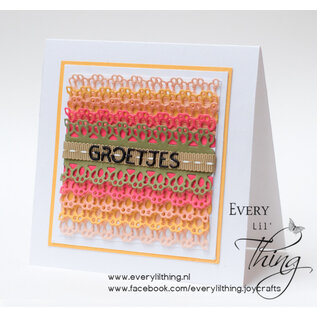 Joy!Crafts Snijstencil - Noor - Border blauw