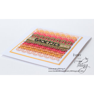 Joy!Crafts Snijstencil - Noor - Border blauw