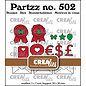 Crealies Partzz Dies Mini Post