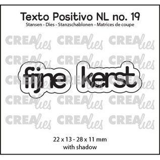 Crealies Tekst stans Fijne kerst