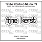 Crealies Tekst stans Fijne kerst