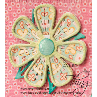 Crealies Stansset Open Bloemen no.66