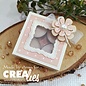 Crealies Set van 3 Bloemen stansen met / zonder groefjes