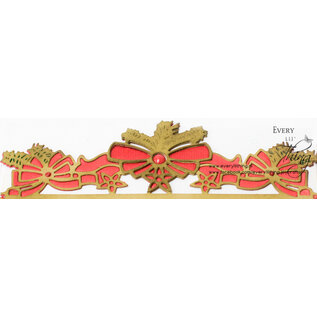 Joy!Crafts Snijstencil - Strikken rand kerst