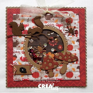 Crealies Stans met 2 Eekhoorns