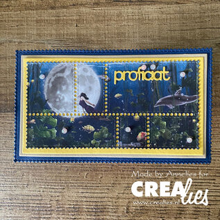 Crealies Stansset Postzegelframe Mini slimline