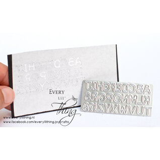 Crealies Stans mini Alfabet