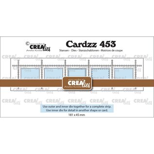 Crealies Stans Postzegelstrip 5 horizontale rechthoeken
