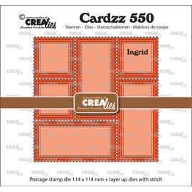 Crealies Stansset Postzegelframe