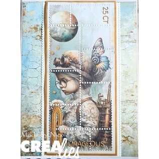 Crealies Stansset Postzegelframe Slimline