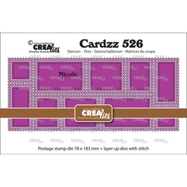 Crealies Stansset Postzegelframe Slimline