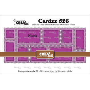 Crealies Stansset Postzegelframe Slimline