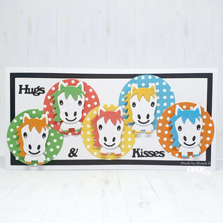 Crealies Stansset van een paard