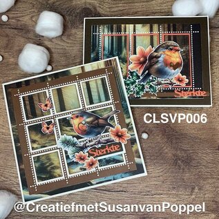 Crealies Knipvellen  Bundel 8 vellen Winter