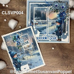 Crealies Knipvellen  Bundel 8 vellen Winter