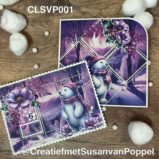 Crealies Knipvellen  Bundel 8 vellen Winter