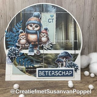 Crealies Knipvel Winter E