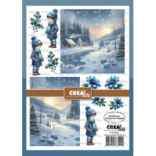 Crealies Knipvel Winter D