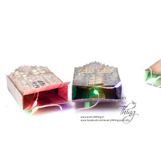 Crealies Stansset Platte doos huis mini