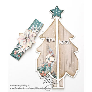 Card Deco Essentials Stencil Gnome for Christmas Tree A4