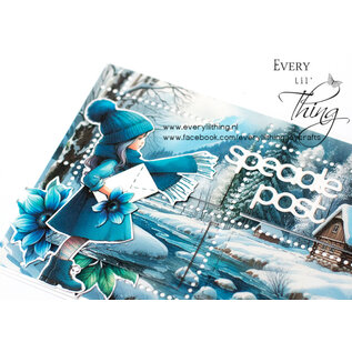 Crealies Stansset Envelop Post 105