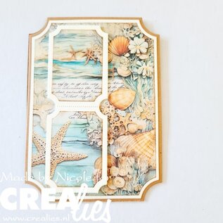 Crealies Stansset Twist & Pop A3 Panelen, Leporello & Miniboekje  tickets horizontaal