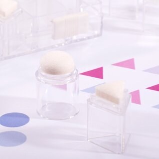 Vaessen Creative Doos met Daubers Rond & Driehoek 40st