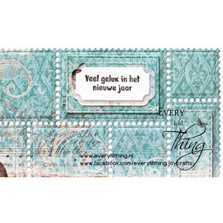 Crealies Stempel kerst/nieuwjaars teksten