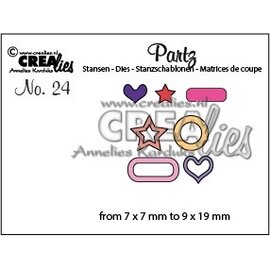 Crealies Stansset Versiering voor Labelzz & Tagzz