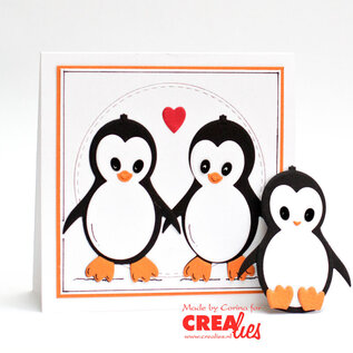 Crealies Crea Nest Lies XXL stans Cirkels met stiksteeklijn 21