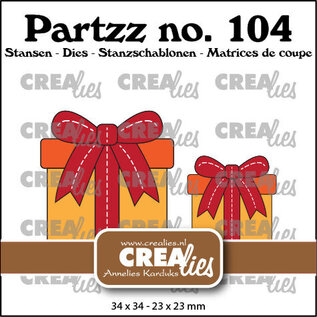 Crealies Stansset Cadeau middel en klein 104