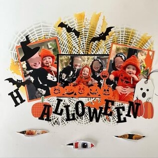 Dutch Doobadoo Mask Art stencil spinnenweb A5