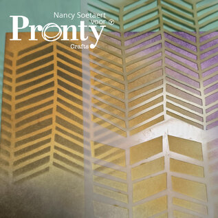 Pronty Mask Stencil Herringbone/Visgraat A5