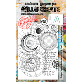 AALL and Create Clear Stamp Set A6 Celestial Navigation