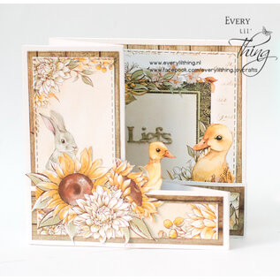 Crealies Stansset Z-Fold / Easel card 10x10 cm