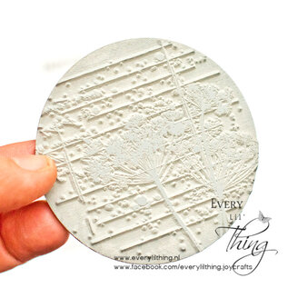 Dutch Doobadoo Rubber stamp 3 ATC flower