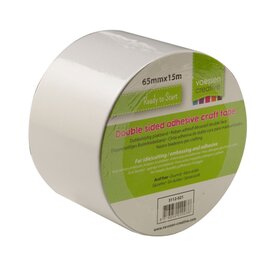 Vaessen Creative Dubbelzijdig klevend tape 15m x 65mm