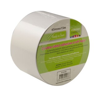 Vaessen Creative Dubbelzijdig klevend tape 15m x 65mm