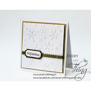 Vaessen Creative Embossing Folder Sneeuwvlokken