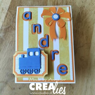 Crealies Stansset Alfabet kleine letters n.7