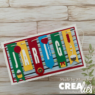 Crealies Stansset Alfabet Hoofdletters met Schaduw n.3