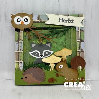 Crealies Stansset Uil nr. 87